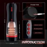 Automatic Sucking Male Masturbation Cup Inner Telescopic Vibrator Male Masturbator Vaginas for Men Sex Toy - 图片 3