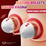 Clitoral Tongue Licking Toy 9 Suction Vibration Tongue Vibrant Licker Toy G Spot Vibrator Breasts Massager for Women - 图片 3