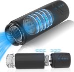 Male Masturbator Cup Automatic Telescopic Rotation Sucking Vagina Pocket Suction for Men Masturbation Thrusting Sex Toys - 图片 3