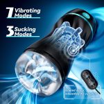 Automatic Sucking Male Masturbators Upgraded 7 Vibration & Suction Hands Free Pocket Pussy Male Stroker Toy for Men - 图片 3