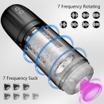 New IPX7 Fully Waterproof Sucking Rotating Thrusting Automatic Male Masturbator Cup Auto Man Stroke Machines for Men - 图片 3