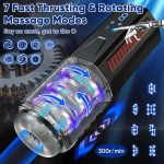 Automatic Dual Vibration Telescopic Electric Men Masturbator Machines Thrusting Rotating Male Stroker Cup Masturbation Tools - 图片 3