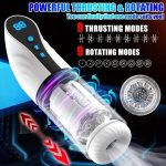 Men Masturebstor Automatic Sucking Pocket Thrusting Machine Suction Adult Toy Auto Bj Machine Clear Pocket Puzzy - 图片 3