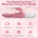 Factory Direct Sale Thrusting Vibrator Telescopic Dildo Vibrators Thrusting Vibrator Sex Toy for Women - 图片 3
