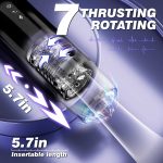 315 Degree Ajustable Automatic Male Masturbator Cup Blow Job Sucking Vibration Real Vagina Pocket Pussy Penis Oral Sex Machine - 图片 3