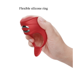 OEM Electric Shock Sex Ring for Man and Mini Electric Massager for Women Masturbating Sex Toys - 图片 3