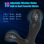 Male Prostate Massage Vibrator Anal Tool Stimulation G-spot Vibrator Men's Telescopic Prostate Butt Plug Anal Plug - 图片 3