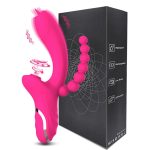 3 in 1 Tongue Licking Vacuum Stimulator Clit Sucker Dildo Vibrator for Women Clitoris G Spot Sex Toys Adult Goods for Female - 图片 3