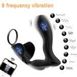 Hot APP Wireless Remote Control Male Anal Butt Plug Vibrator Silicone Anal Sex Toy Vibrating Heating Prostate Massager for Men - 图片 3