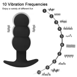 Beginner Anal Vibrator Adult Toy and Silicone Anal Plug with Remote Control and Vibration-mode Prostate Massager Adult Sex Toy - 图片 3