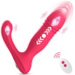 New Arrival Massage Prostate Silicone Telescopic Anal Plug Remote Control Prostate Vibrating Massager for Women - 图片 3