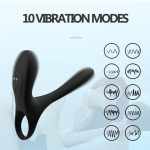 USB Magnetic Rechargeable Male Automatic Masturbator Piston Wearable Vibrator Anal Plug Toys for Men - 图片 3