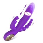3 in 1 Female Rabbit Thrusting Vibrator for Woman G Spot Clitoris Stimulator Vagina Massager Anal Sex Toy - 图片 3