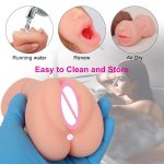 3 in 1 Sexy Masturbator Men Masturbation Sexual Realistic Silicone Artificial Vagina Pussy Sex Toy for Male Erotic Intimate Shop - 图片 3