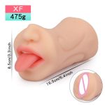 Male Masturbation Device XISE Private Life Soft Touch Feeling Easy to Clean Elastic and Odorless Realistic Oral Mas - 图片 3