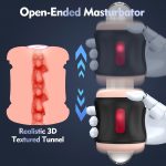 Automatic Male Masturbator Cup Open-ended Vibrating Realistic Vagina Masturbation Cup Pocket Pussy SexToy for Men Adult Supplies - 图片 3