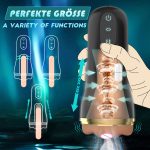 Electric Masturbator Cup 10 Vibration With 5 Suction Modes Sex Toy for Men Pocket Pussy Solo With 3D Realistic Vagina Pussy - 图片 3