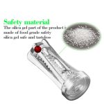 Vibrating Modes Electric Masturbator Transparent Crystal Masturbation Cup for Men Adult Toys Men - 图片 3