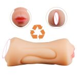 Jouet Sexuel 2 in 1 3D Realistic Mouth Vagina Male Masturbation Cup Sex Toys for Men Pocket Pussie - 图片 3
