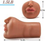 OEM 3in1 Double Hole Male Sex Toy Oral Sex Simulation Aircraft Cup Pocket Pussy Adult Male Masturbation Device - 图片 3