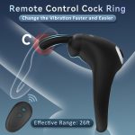 OEM Wireless Remote Penis Ring Vibrator Sex Toys Flirting the Penis Into Human Cock Ring Sex Products - 图片 3