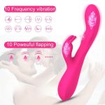 Women Clitoral Tapping G Spot Vibrator Clitoris Stimulator up and Down Dildo Slapping Rabbit Vibrator - 图片 3