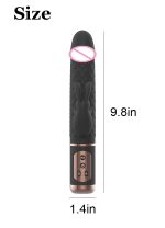 G-spot Clitoris Dildo Vibrator 5 Frequency Rotation Clitoral Stimulation Rabbit Vibrator Silicone Dildo Vibrator for Women - 图片 3