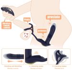 OEM Wireless Remote Control Telescopic Prostate Massager Delay Ejaculation Cock Ring for Men Butt Plug Anal Vibrator for Couples - 图片 3
