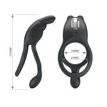 OEM Silicone Strong Vibration Penis Cock Ring USB Charging and Long Time Delay for Male Female-masturbators Product - 图片 3