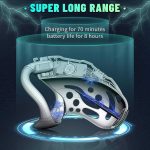 OEM Male Electric Shock Smart Chastity Lock Nautilus Penis Dummy Female SM Training Abstinence Electric Cage Adult Ring - 图片 3