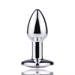 OEM Mini Gem Anal Plug Long Handle Stainless Steel Anal Stopper Sex Toys for Women and Men for Butt Play Juguetes Sexuales - 图片 3