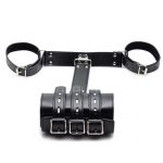 OEM Bdsm Belt Full Body Leather Bondage Restraint Straps Hand Behind Back Bondage Arm Binder Sleeves Sex Bandage - 图片 3