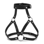 OEM Sexy BDSM Chest Garter Belts Leather Harness Women Erotic Underwear Body Bondage Fashion Bra Suspenders Fetish - 图片 3