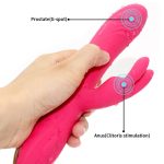 High Quality G Spot Clitoris Stimulator Bunny Lady Rabbit Sex Vibrators Realistic Dildo Vibrator for Women - 图片 3
