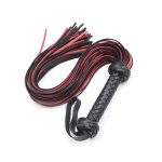 OEM Factory Wholesale Whip Weaving Handle PU Leather Black Red Tassel Bdsm Whips Queen Props Loose Flirting Sex Toys - 图片 3