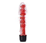 Wholesale Price Crystal Soft Silicone Vibrating Spiny Single Frequency Long Dildo Vibrator for Female - 图片 3