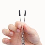 OEM Wholesale Nipple Clamps Bondage Stainless Steel Adjustable Bondage Sex Nipple Clamps with Chain - 图片 3