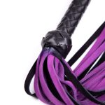 OEM Suede CowHide Leather High Quality Male Leather Bondage Leather Floggers Adults Sex Bdsm Spanking Floggers STOCK - 图片 3