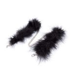 OEM Wholesale Adults BDSM Alternative Toys Handcuffs with Golden Chain Feather Bondage Gear for Couples Nopty Restraint Shackles - 图片 3
