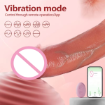 OEM Hollow Strap on Dildo Vibrating Realistic Penis Sleeve Condoms Sex Toy for Male Delay Ejaculation - 图片 3