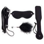 OEM 4Pcs Slave Set Adult Toys BDSM Kits Eye Mask Whip Paddle Anal Plug Sex Games Erotic Sex Toys for Women Couples - 图片 3
