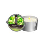 OEM Metal Tin Jar Massage Oil Candle with Logo Natural Plant Extracted Hot Massage Essential Oil - 图片 3