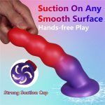OEM Silicone Adult Female Dildo Soft Big Size Pull Beads Butt Plug Sex Toys for Anal Use - 图片 3
