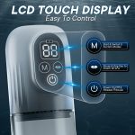 Automatic Sucking Cock Pump Adult Training Sex Toys Male Penis Enlargement Vacuum Pump with Mini Pocket Pussy and 3 Penis Ring - 图片 3