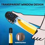 Penis Enlargement Erection Medical Therapy Vacuum Pump Hardness Exercise Delay Ejaculation Masturbation Cup - 图片 3