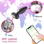 APP Control Male Anal Plug 10 Vibration Modes Anal Sex Toy Prostate Massager Vibrador Anal for Men Thrusting - 图片 3