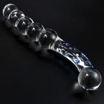 Crystal Glass Dildo Penis Anal Beads Butt Plug Masturbation Personal Massager G-Spot Stimulation Adult Sex Toy for Women - 图片 3
