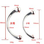 Stainless Steel G-Spot Wand Massage Stick Pure Metal Penis P-Spot Stimulation Anal Plug Dildo - 图片 3