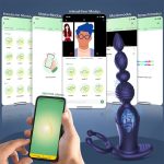 App and Remote Control Anal Beads Butt Plug Anal Sex Toys Vibrator - 图片 3