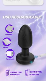 Adult Sex Toys for Men Prostate Massager Games Vibrators Remote Control Adult Toys Anal Plug Vibrating Butt Plug Vibrating - 图片 3